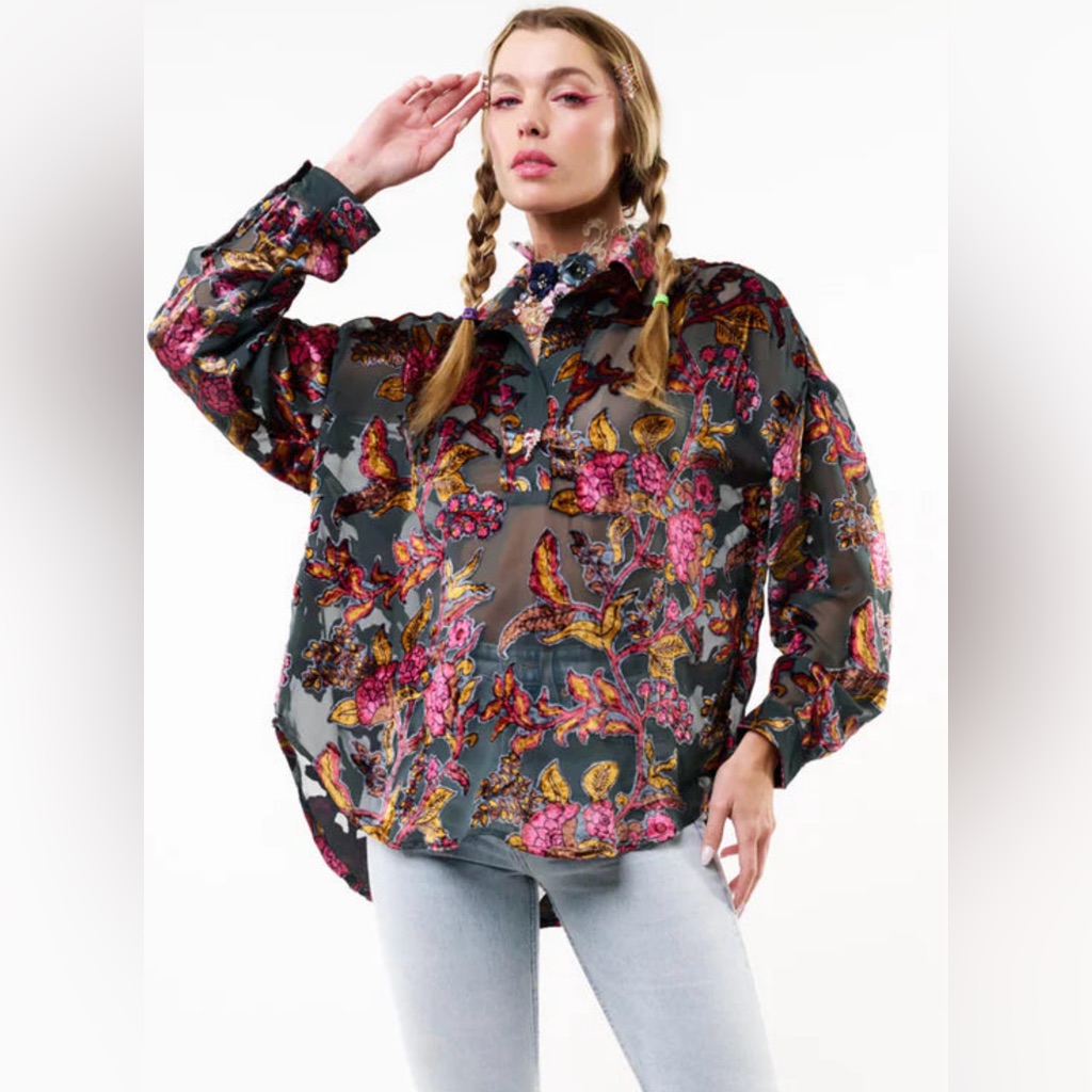 Aratta Holiday Jewels Blouse